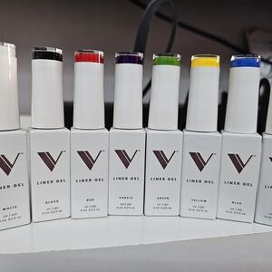 V Liner Gel Set - 8 Vibrant Colors